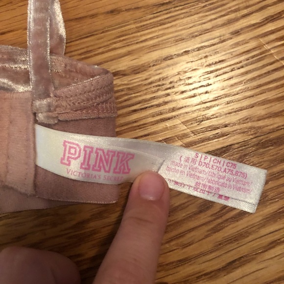 PINK Victoria’s Secret Velvet Bralette - Picture 4 of 4